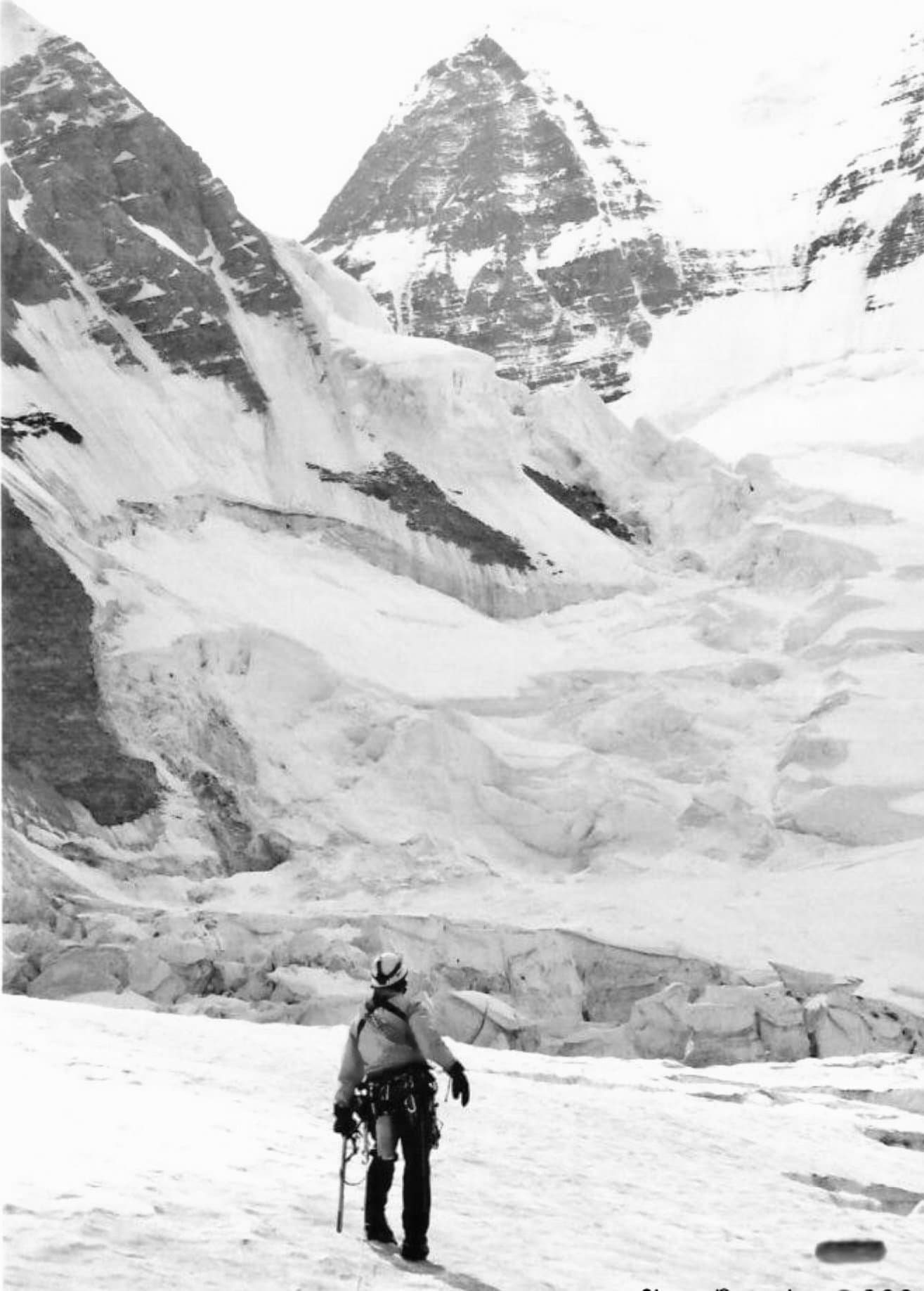 Shawn Kanin Desjardins displaying the power of the vessent system in action while climbing in the Canadian Rockies
